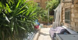 3-rooms Garden Apartment in Rehavia