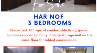 Har Nof 3 Bedrooms For Sale