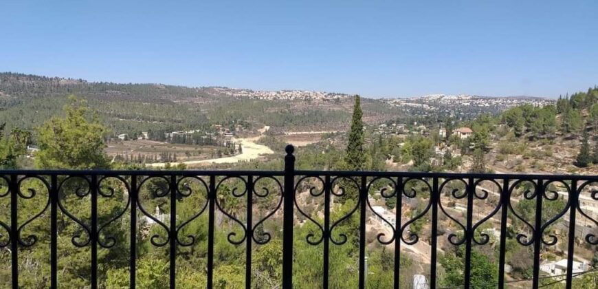 Exquisite accessible property in Ein Karem with fabulous view