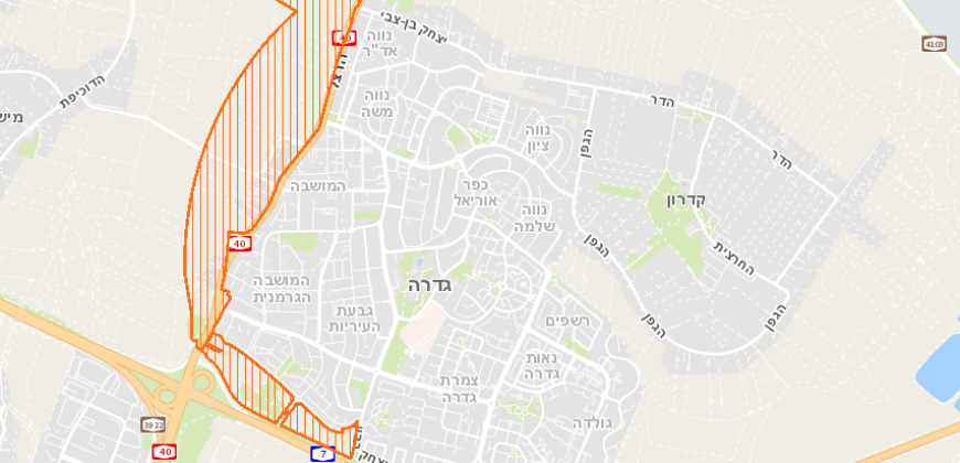 Land Plot for Investment in Gedera, Israel