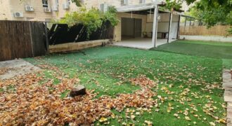 5 Room Garden Apartment For Sale in Modiin