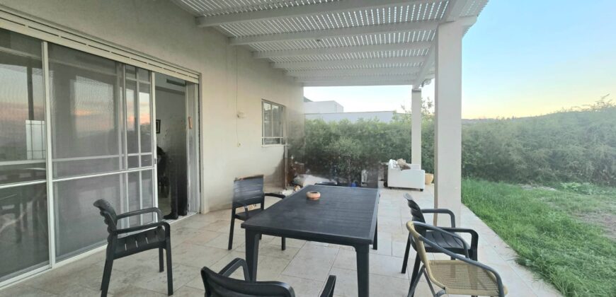 Upper Galillee – Sde Eliezer, private house, 230 sqm on a single level on a 1-dunam lot