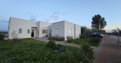 Upper Galillee – Sde Eliezer, private house, 230 sqm on a single level on a 1-dunam lot