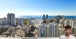 Luxury apartment with an open sea view in the “Almogim agamim” project. A 5-room apartment, architecturally designed to the highest standard, located on the 30th floor of a two-year-old building.