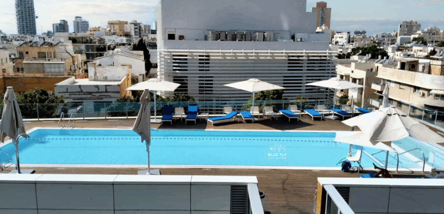 Rare Half-Floor Residence with Sea View | Frishman Tower, Tel Aviv