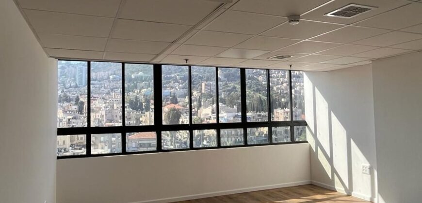 For rent in Haifa on Hamaginim Street – a rare office with a perfect architectural design!