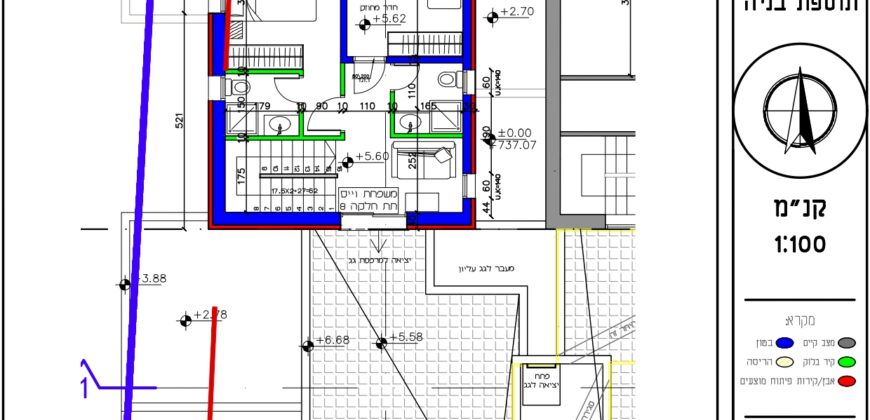 Property for Sale in Katamonim with Permit for Duplex