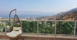 Unique Penthouse with a Breathtaking View of the Sea of Galilee – No Agency Fees!