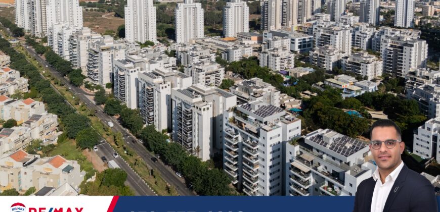 For Sale: 5-Room Apartment in Agamim Neighborhood – Excellent Real Estate Opportunity