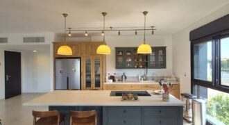 A Stunning 5-Room Apartment, Converted into 4 Rooms – for Sale in Caesarea, IL