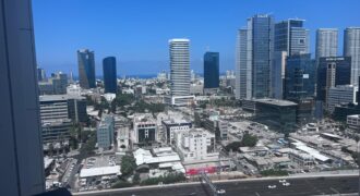 19th floor in Tel Aviv With Balcony