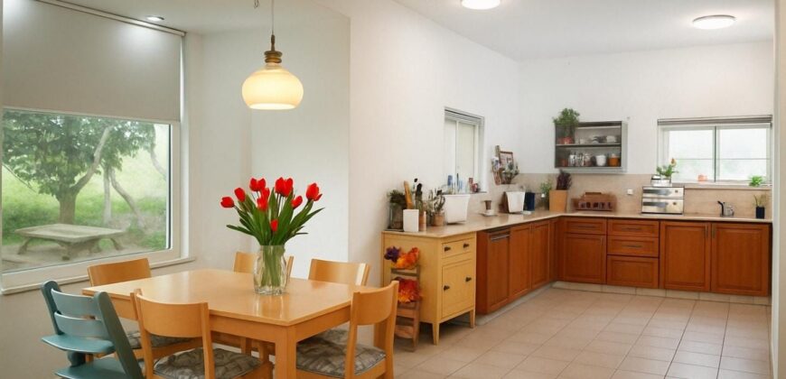 A bright and spacious family home on Karkur’s Ha-Moshav Street